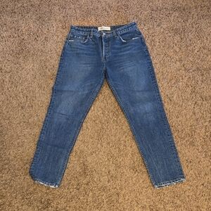 Reformation Dark Blue Denim Jeans
